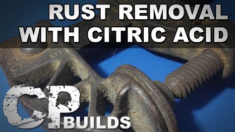 Rust Removal With Citric Acid Diy Tool Restoration Youtube