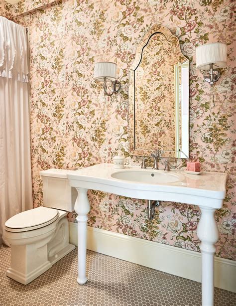 22 Floral Bathroom Designs Decorating Ideas Design Trends Premium