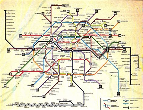 Paris Stations De Chemin De Fer De La Carte Mao De Paris Stations De