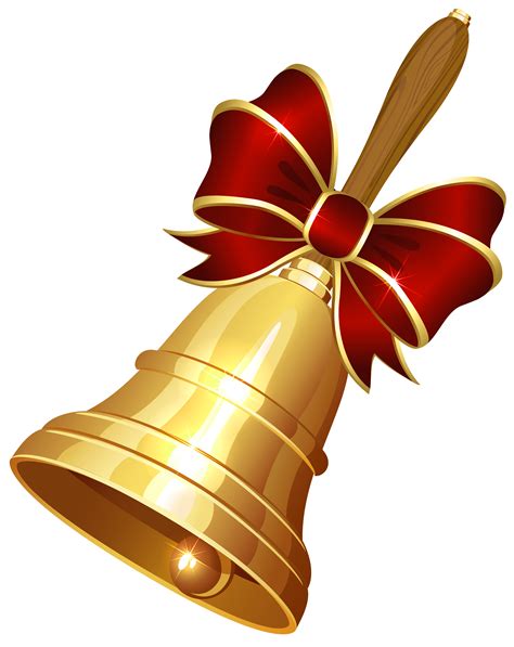 Download Christmas Golden Bell Png Image For Free