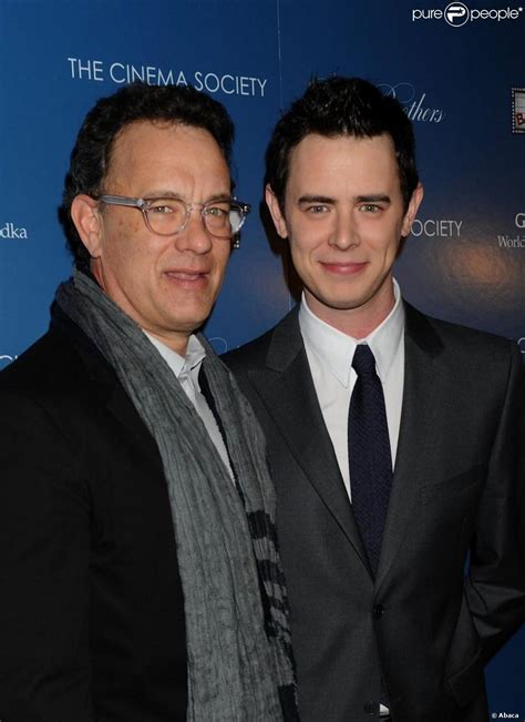 Tom Hanks Et Son Fils Colin Purepeople