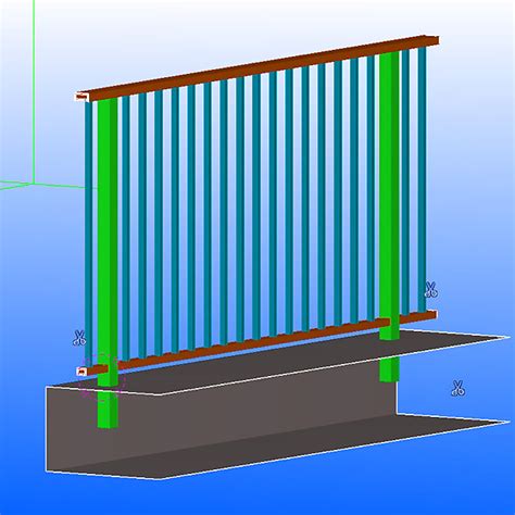 Shop Drawings For Aluminum Railing With Handrail