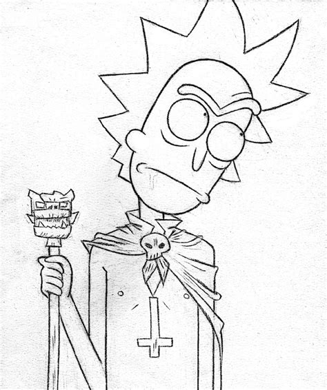 Rick And Morty Adult Coloring Pages Coloring Pages