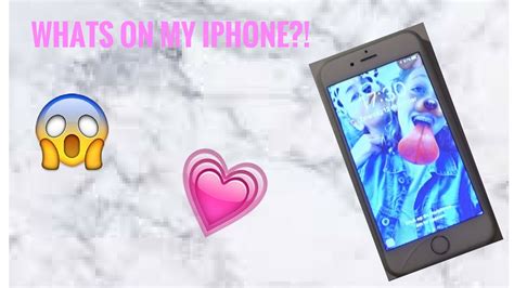 Whats On My Iphone 6💗llr Youtube