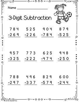 These pdf handouts are ideal for 2nd grade, 3rd grade, and. Pin on SUBTRACTION
