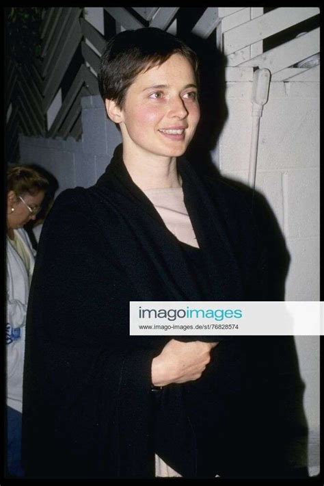 Hollywood Ca Usa Actress Isabella Rossellini Daughter Of Ingrid Bergman Is Shown In An Undated