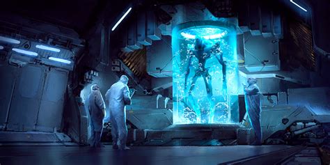 sci fi lab concept art - Поиск в Google Cyberpunk, Fiction Idea