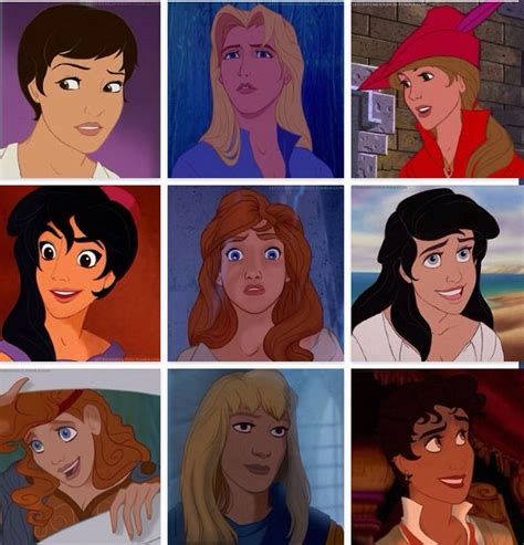 Disney Princess Photo More Genderbend Gender Bent Disney Disney
