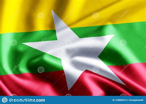 Myanmar flag illustration stock illustration. Illustration of artwork ...