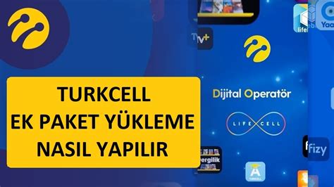 Turkcell Ek Paket Y Kleme Nasil Yapilir Youtube