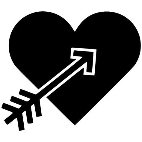 Heart With Arrow Vector Svg Icon Svg Repo