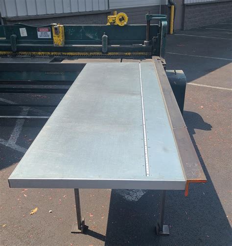 Wysong 816 Shear With Squaring Table Benoit Sheet Metal Equipment
