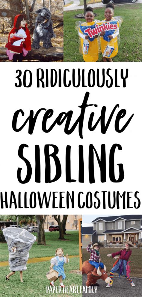 30 incredible sibling halloween costume ideas
