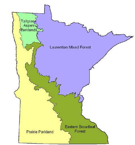 Provinces Of The Ecological Classification System Of Minnesota