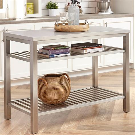 Home Styles Stainless Steel Island Kitchen Carts And Islands