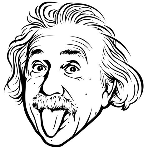 Klistermærker Albert Einstein Albert Einstein Dibujo Arte Del