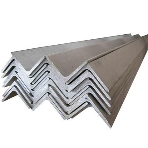 L Shaped Mild Steel Angle Thickness 3mm To 12mm Size 25mm To 150mm