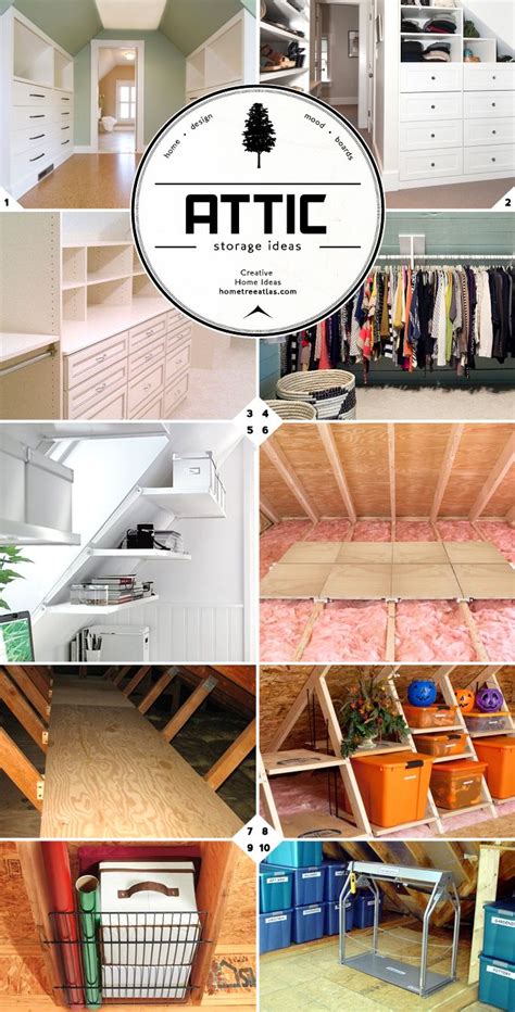 Finished And Unfinished Attic Storage Ideas Home Tree Atlas Attic