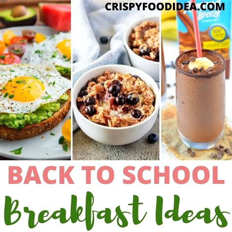21 Healthy Back To School Breakfasts For Kids Easy Breakfast Ideas