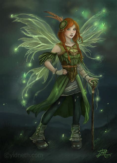 The Green Fairy By Yidneth On Deviantart