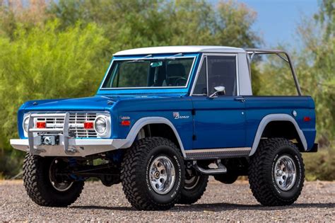 No Reserve Modified 1970 Ford Bronco Sport 4 Speed For Sale On Bat