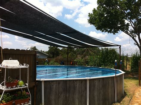 Shade For Above Ground Pool Pool Shade Pool Canopy Backyard Pool