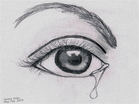 Anime drawings often focus on the eyes, so the rest of the face doesn't need to be as complex. Easy Eye Drawing - Pencil Art Drawing | Bleistiftzeichnung ...