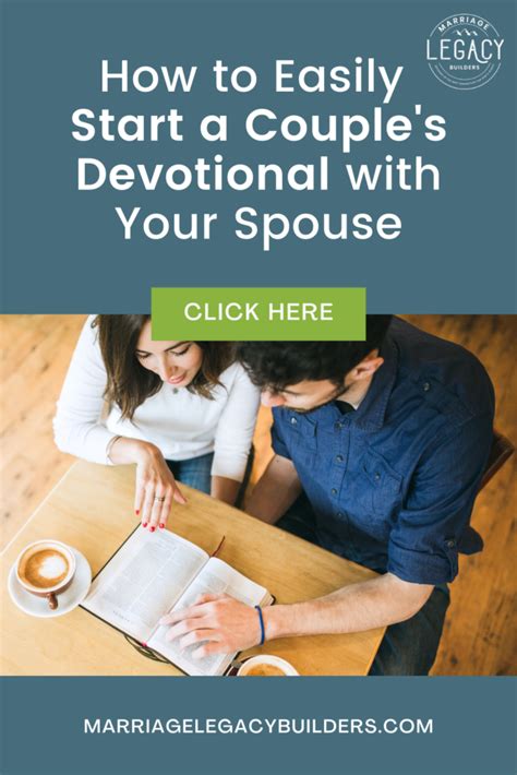 How To Start A Couples Devotional With Your Spouse Marriage Legacy Builders™