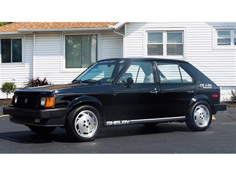 1986 Shelby Dodge Omni Glhs Four Door Hatchback For Sale Classiccars