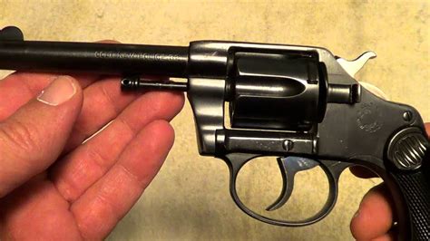 Colt New Police Revolver 32 Np Made 1904 Youtube