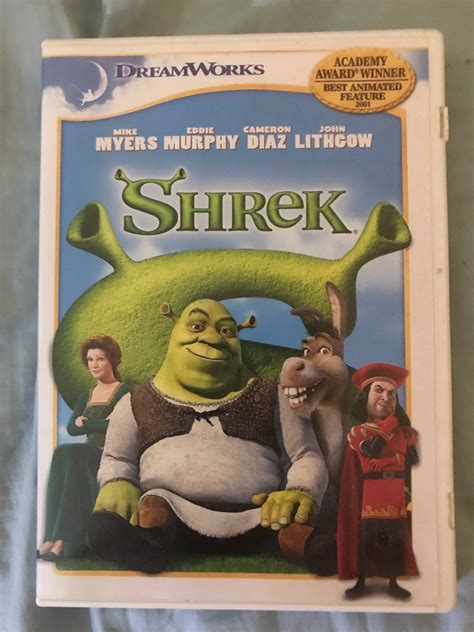 Shrek Dvd 2001 Etsy Singapore