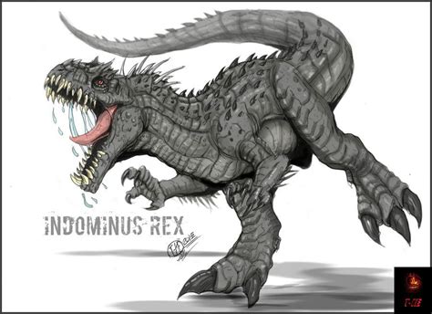 Indominus Rex From Deviantart Jurassic Park Movie Jurassic Park