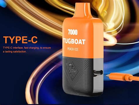 Dual Use Tugboat 12000 7000 Puffs Disposable Vapes 8ml Pre Filled Pods