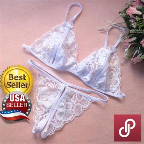 Intimates And Sleepwear New Sexy White Lingerie Crotchless G String Top Poshmark