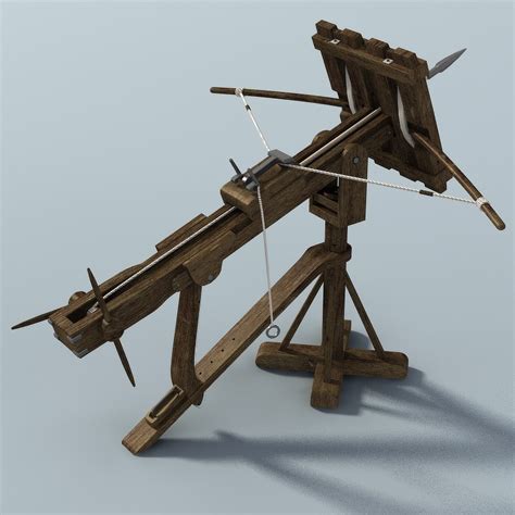 Medieval Ballista 3d Model