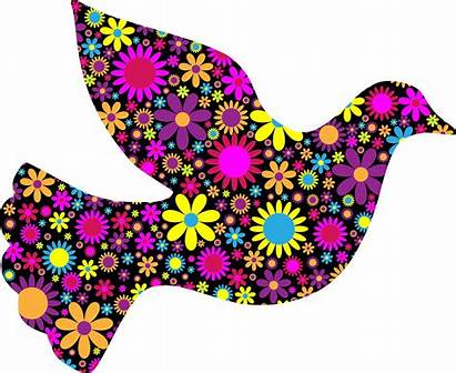 Dove Peace Clipart Floral Christmas Sign Mermaid