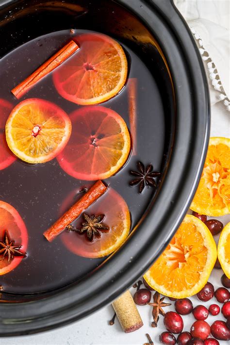 Slow Cooker Holiday Mulled Wine Debora Mary Blog