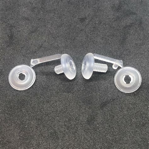Clear Plastic Pop Rivet Snap Fastener With Hole Ebay