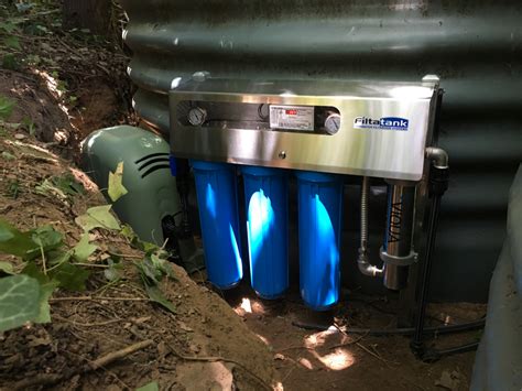 Triple Cartridge Outdoor Rainwater Filtration With Uv The Tank Doctor