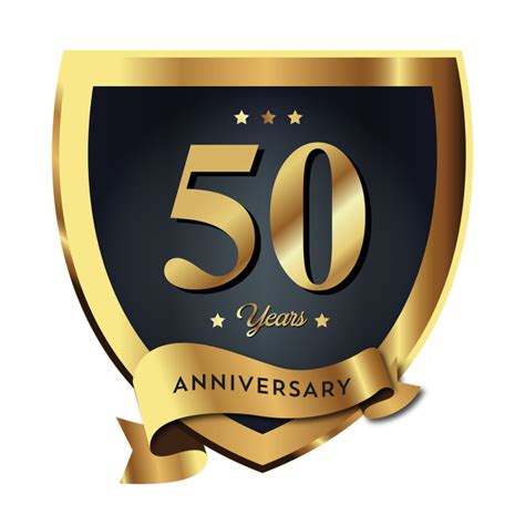 50th Anniversary Logo Vector Art Png 50th Anniversary Badge Logo Icon