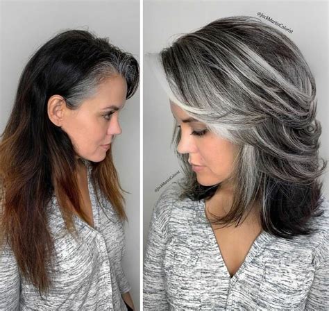 Gray Hair Makeovers Jack Martin Pelo Con Canas Mujer Pelo Con Canas