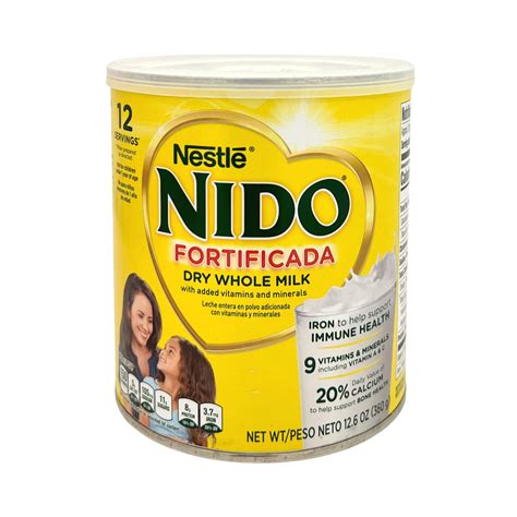 Nestle Nido Fortificada Dry Whole Milk 126 Oz