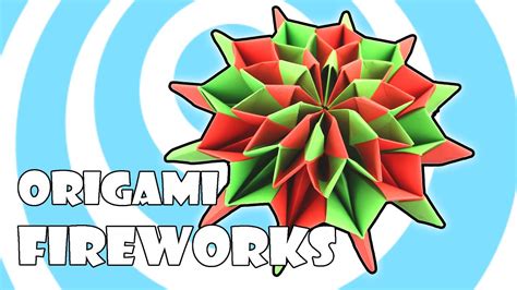 Modular Origami Fireworks Instructions Yami Yamauchi Youtube