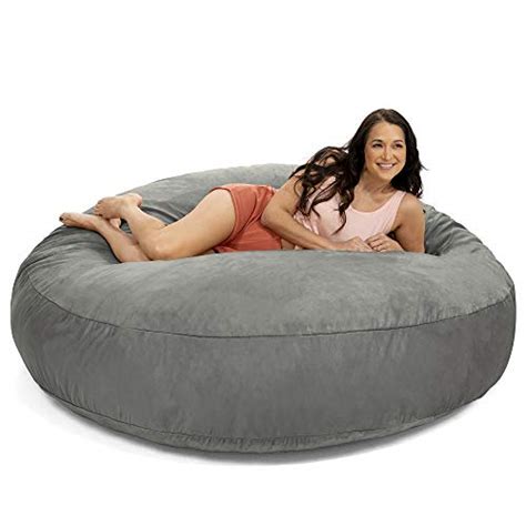 Jaxx Foot Cocoon Large Bean Bag Chair For Adults Charcoal Pricepulse
