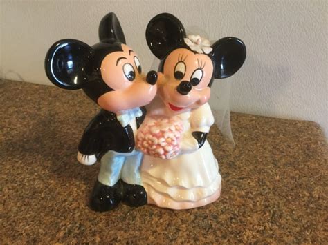 Disneys Mickey Mouse And Minnie Mouse Wedding Bride And Groom