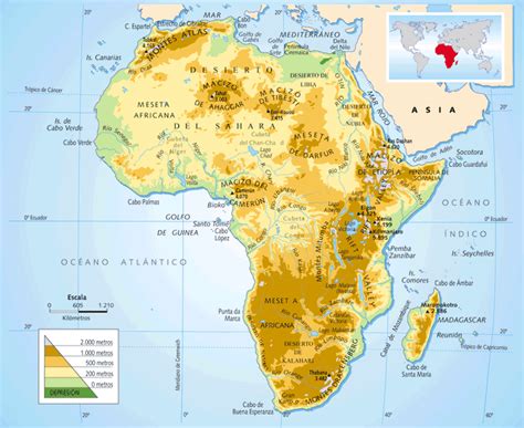 Mapa Fisico Africa En Espanol Seonegativo Com