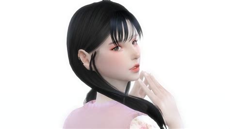 심즈 4 일본 메이크업 Cas Sims 4 Japanese Make Up Look Cc List Youtube