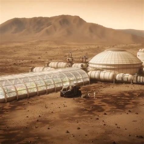 Cosmos в Instagram Check Out This Amazing Illustration Of A Mars Base