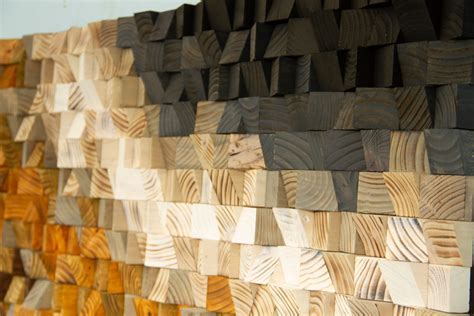 Acoustic Panel Wood Wall Art Sound Diffuser Wood Art Black Etsy