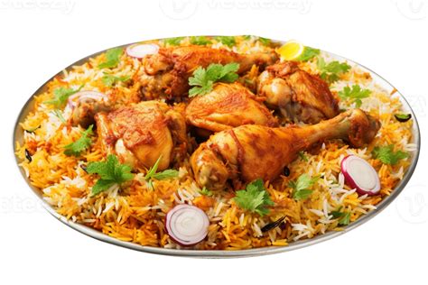Delicious Chicken Biryani Isolated On Transparent Background 27144484 Png